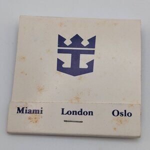 Vintage Royal Caribbean Cruise Line Matchbook Vintage Matchbook